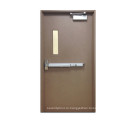 Сертифицированная коммерческая металлическая дверь с металлической рамой 90 минут